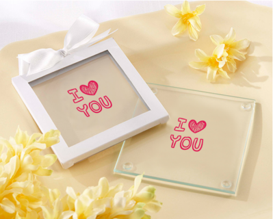 PCOA3015 Imprint Coasters Love Collection (2 pieces set) - as low as RM4.50/Pc