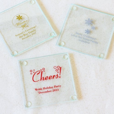 PCOA3011 Imprint Coasters Winter (2 pieces set) - As Low As RM4.50/ Pc