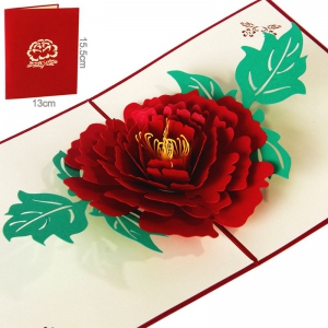 AFDI602C 3D Invitation Cards (Flower@3 Options) - As Low As RM 8.75 /Pc