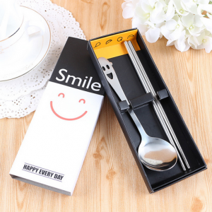 PFS2001 “Happy Every Day & Smile Always” Party Spoon Set Favors 