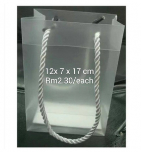 DPV3002-2 PVC PP Transparent Plastic bag 12x7x17cm 