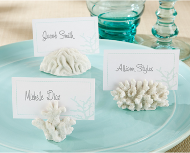WPCH2032 "Seven Seas" Coral Place Card/Photo Holder