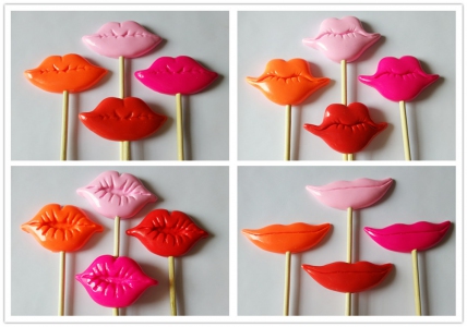 DPHP4003 Funky Lips Photo Prop  (4 in 1 set) 
