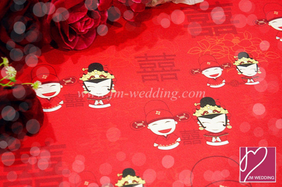 WWP1005-1 Red Wrapping Paper  礼物纸