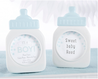 WPF2008-1 "It's a Boy!" Classic Blue Baby Bottle Frame - As Low As RM4.50/Pc