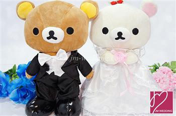 WDOL1007 Rilakuma Wedding Bear /pair 情侣娃娃