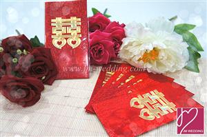WRP1015 Double Happiness Red Packet /pack 聘金封