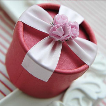 PHBR3003 Pink Rose Round Candy Box - As Low As RM2.20 /Pc
