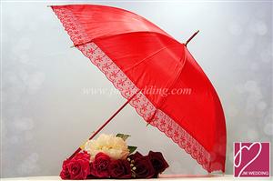 WU1001 Lace Red Umbrella 